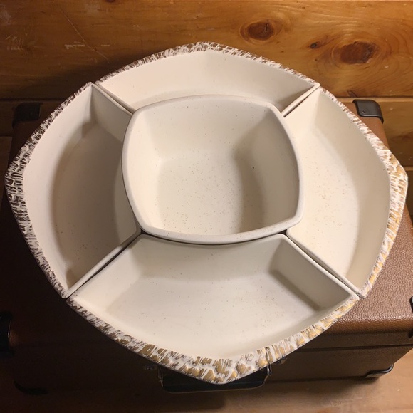 MCM Vintage Miramar of Ca 414 dish w/ 4 side bowls - Picture 2 of 7